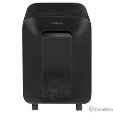 Fellowes Шредер PowerShred LX201 FS-5050001, черный {P-5, 2х12мм, 12лст., 22лтр. Уничтожает: скрепки, скобы, пластиковые карты}