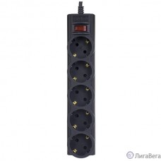 Perfeo Сетевой фильтр ″POWERX″, PF_A4718 (5,0м, 5 розеток, черный)