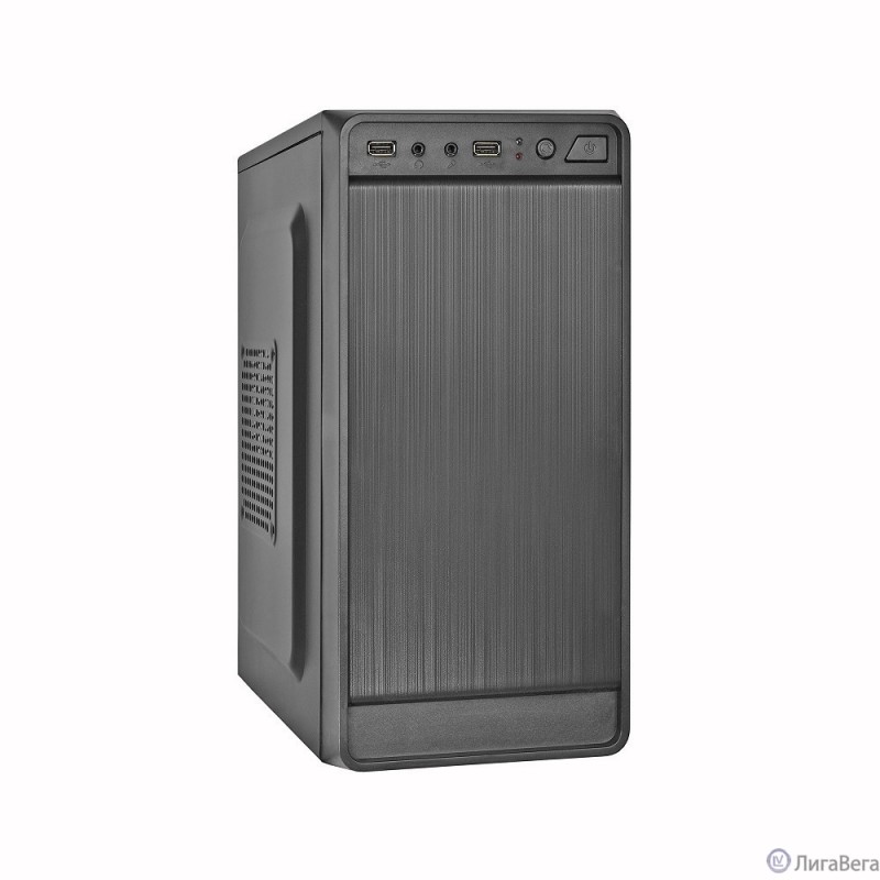 Exegate EX283122RUS Корпус Minitower ExeGate BAA-108 Black, mATX, , 2*USB, Audio