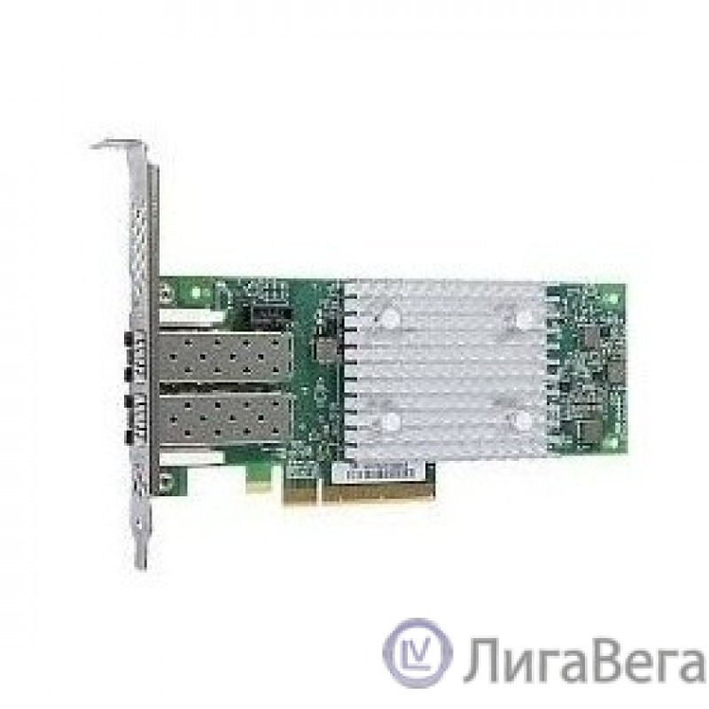 QLogic 32Gb Dual Port FC HBA, PCIe Gen3 x8, SR LC multi-mode optic (QLE2742-SR-CK)