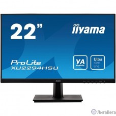 IIYAMA 21.5″ XU2294HSU-B1 черный {VA 1920x1080 75Hz 4ms 178/178 250cd 3000:1 8bit(6bit+FRC) D-Sub HDMI1.4 DisplayPort1.2 FlickerFree 2xUSB2.0 2x1W VESA}