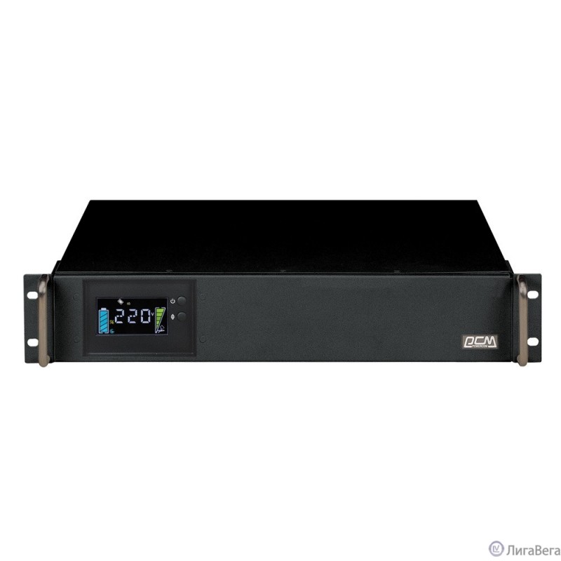 PowerCom King Pro RM KIN-3000AP LCD (3U) ИБП {Line-Interactive, 3000VA/2400W, Rack, 6х С13, Serial+USB, SmartSlot, RS-232} (1152615) PowerCom King Pro RM KIN-3000AP LCD (3U) ИБП {Line-Interactive, 3000VA/2400W, Rack, 6х С13, Serial+USB, SmartSlot, RS-232} (1152615)