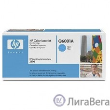 HP Q6001A Картридж ,Cyan{Color LaserJet 2600, Cyan, (2000стр.)}
