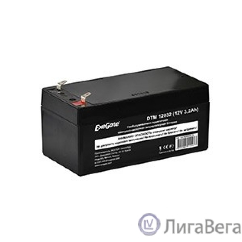 Exegate EX282959RUS Аккумуляторная батарея DTM 12032 (12V 3.2Ah, клеммы F1)