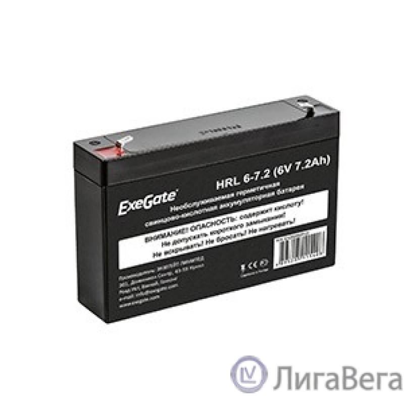 Exegate EX282951RUS Аккумуляторная батарея DTM 607 (6V 7Ah, клеммы F1)