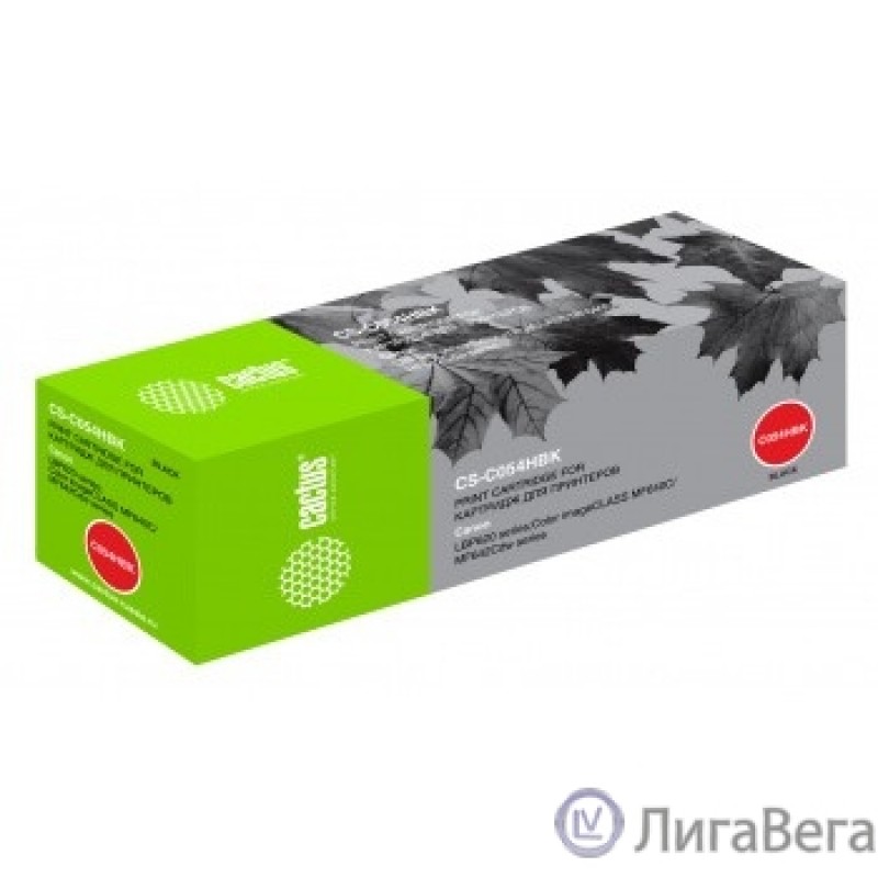 Cactus Cartridge 054HBK Картридж для Canon i-Sensys LBP-620/621/623/640/MF-640/641/642/643/644/645 (3100k) черный Cactus Cartridge 054HBK Картридж для Canon i-Sensys LBP-620/621/623/640/MF-640/641/642/643/644/645 (3100k) черный