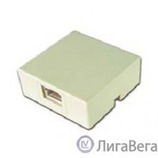 Gembird TA-101 Розетка телефонная RJ-11 (6P4C) внешняя 1 порт, белая