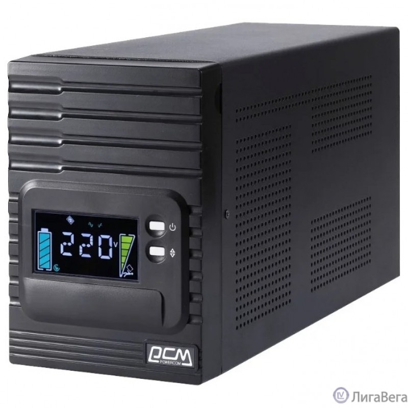 PowerCom Smart King Pro+ SPT-1500-II LCD ИБП {Line-Interactive, 1500VA/1200W, Tower, 8xC13 с резервным питанием, USB, SNMPslot} (1152565) PowerCom Smart King Pro+ SPT-1500-II LCD ИБП {Line-Interactive, 1500VA/1200W, Tower, 8xC13 с резервным питанием, USB, SNMPslot} (1152565)