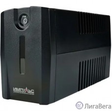 Импульс ИБП Юниор Смарт 600 {600 ВА/360 Вт, LED, USB, SCHUKOx2, ~230В, АКБ 1х7Ач},черный {JS60114}