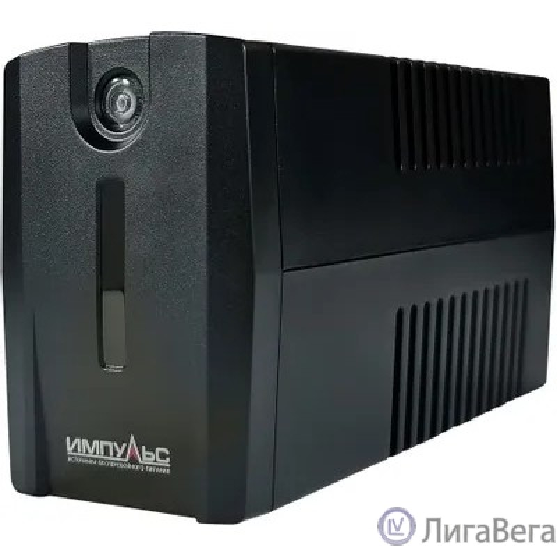 Импульс ИБП Юниор Смарт 600 {600 ВА/360 Вт, LED, USB, SCHUKOx2, ~230В, АКБ 1х7Ач},черный {JS60114}