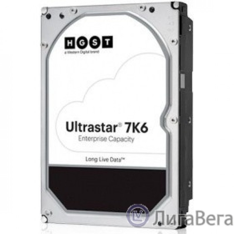 6Tb Western Digital Ultrastar DC HDD Server 7K6 (3.5’’, 6TB, 256MB, 7200 RPM, SAS 12Gb/s, 512E SE), HUS726T6TAL5204