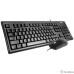 A-4TECH Клавиатура + мышь KRS-8372 клав:черный мышь:черный USB [477618]
