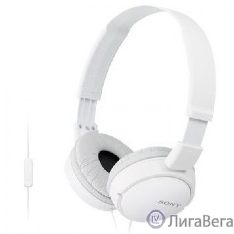 SONY MDR-ZX110APWC накладные, цвет белый SONY MDR-ZX110APWC накладные, цвет белый