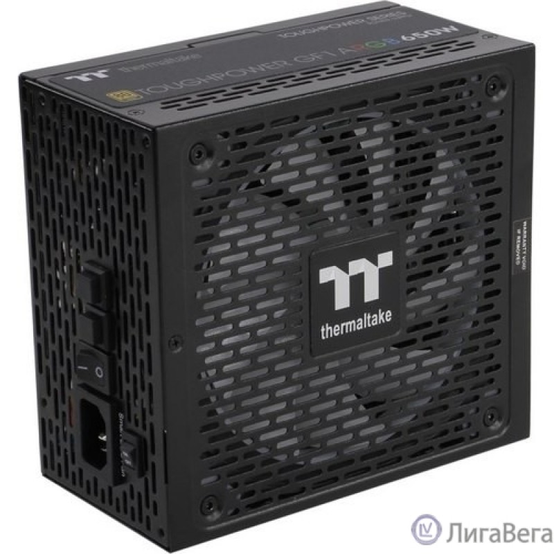 Thermaltake ATX 650W Toughpower GF1 ARGB 80+ gold (24+4+4pin) APFC 140mm fan color LED 9xSATA Cab Manag RTL Thermaltake ATX 650W Toughpower GF1 ARGB 80+ gold (24+4+4pin) APFC 140mm fan color LED 9xSATA Cab Manag RTL