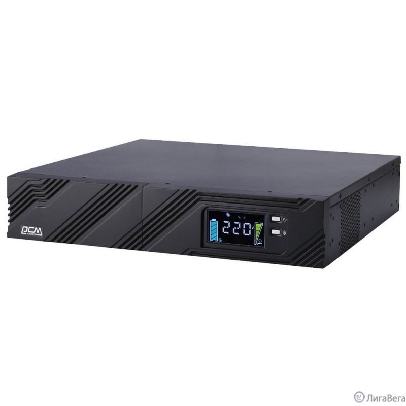 PowerCom Smart King Pro+ SPR-2000 LCD ИБП {Line-Interactive, 2000VA / 1600W, Rack/Tower, 8xC13 + 1xC19, Serial+USB, SmartSlot} (1152577) PowerCom Smart King Pro+ SPR-2000 LCD ИБП {Line-Interactive, 2000VA / 1600W, Rack/Tower, 8xC13 + 1xC19, Serial+USB, SmartSlot} (1152577)