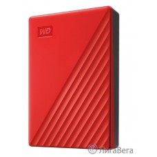 WD Portable HDD 4TB My Passport WDBPKJ0040BRD-WESN  2,5″ USB 3.0 red 