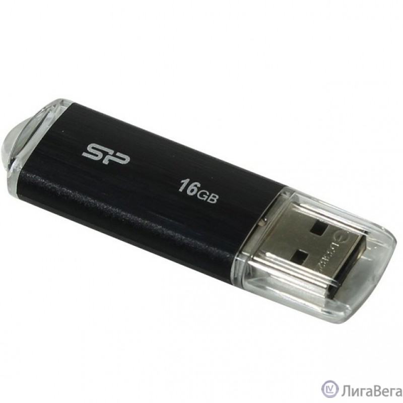 Silicon Power USB Drive 16Gb Ultima U02 SP016GBUF2U02V1K USB2.0 черный Silicon Power USB Drive 16Gb Ultima U02 SP016GBUF2U02V1K USB2.0 черный