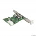 Exegate EX283718RUS Контроллер EXE-319 PCI-E 2.0, 2*USB3.0 ext, разъем доп.питания (OEM) Exegate EX283718RUS Контроллер EXE-319 PCI-E 2.0, 2*USB3.0 ext, разъем доп.питания (OEM)