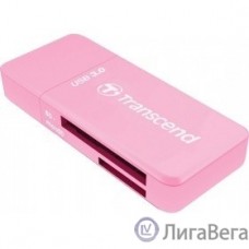 Устройство чтения/записи флеш карт Transcend RDF5, SD/microSD, USB 3.0, Розовый [TS-RDF5R]