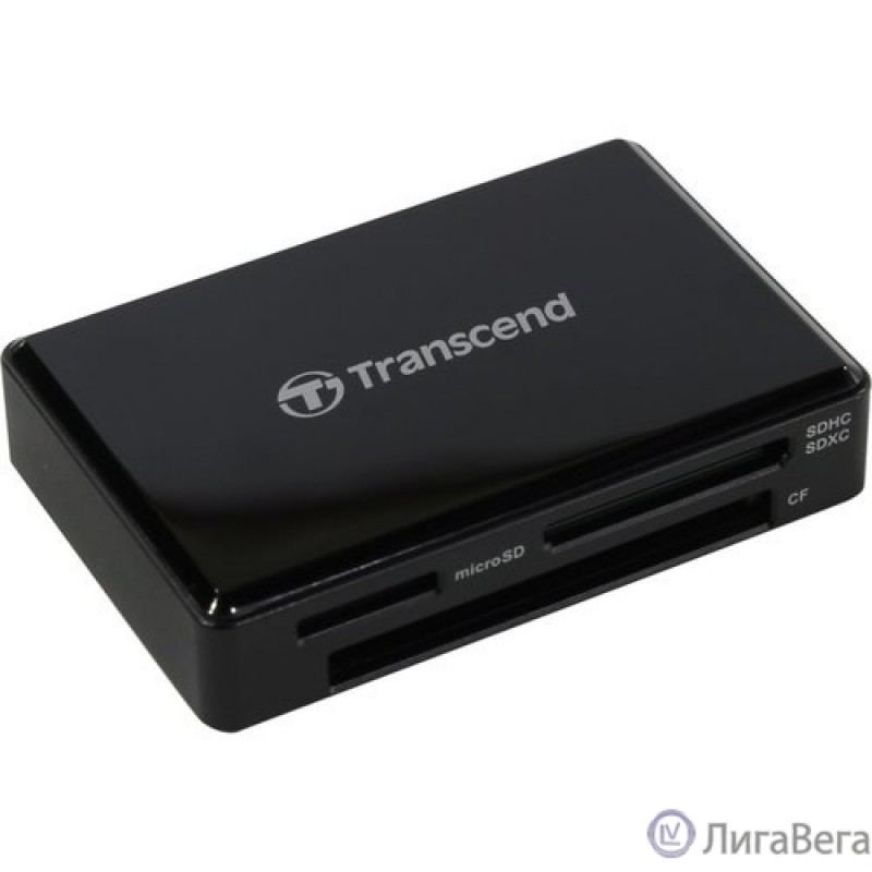Считыватель карты памяти Transcend USB 3.0 Transcend All-in-1 Multi Card Reader, Black [TS-RDF8K2]