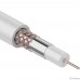 Rexant [01-2641] Кабель коаксиальный RG-59U+Cu (75 Ом), Cu/Al/Cu, 64%, бухта 100 м, белый