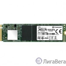 Transcend SSD 1Tb  M.2 2280, NVMe PCIe Gen3 x4, M-Key, 3D NAND TLC, TS1TMTE110S