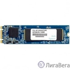 Накопитель SSD Apacer AST280 120GB AP120GAST280-1 (M.2, SATA III, 120 Гб, скорость чтения/записи: 500/470 Мб, 39000 IOPS, TLC)
