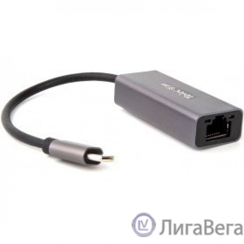 Telecom  Кабель-переходник USB 3.1 Type-C -->RJ-45 1000Mbps Ethernet, Aluminum Shell, 0.15м 