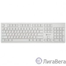 Клавиатура Oklick 505M белый USB slim {1196547}