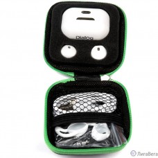 Dialog  ES-75BT WHITE Bluetooth с кнопкой ответа для мобильных устройств, белая
