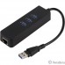 KS-is KS-405 адаптер с USB хабом USB 3.0 RJ45 LAN Gigabit   KS-is KS-405 адаптер с USB хабом USB 3.0 RJ45 LAN Gigabit