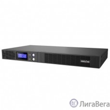 Импульс ИБП СЛИМ 500 {~230В, 500ВА/300Вт, LCD, RS-232, USB, SNMPSlot, EPO, 6В/7Ач*2, IEC-C13x4} {SL50101}