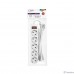 CBR Сетевой фильтр CSF 2505-1.8 White PC, 5 евророзеток, длина кабеля 1,8 метра, цвет белый (пакет) CBR Сетевой фильтр CSF 2505-1.8 White PC, 5 евророзеток, длина кабеля 1,8 метра, цвет белый (пакет)