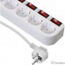 BURO Сетевой фильтр 5 розеток (500SH-5-SW-W) 5м, белый коробка {1159732}