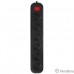 5bites SP6B-318 Сетевой фильтр 6S / 3*1.5MM2 / 16A / ABS / 1.8M / BLACK