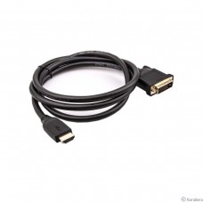 VCOM CG484G-1.5M Кабель HDMI AM/DVI(24+1)M, 1.5м, CU, 1080P@60Hz, VCOM  