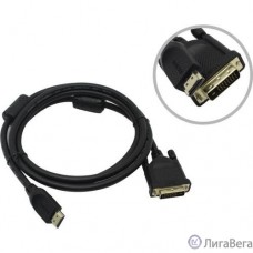 VCOM CG484GD-1.8M Кабель HDMI AM/DVI(24+1)M, 1.8м, CU, 1080P@60Hz, 2F, VCOM  