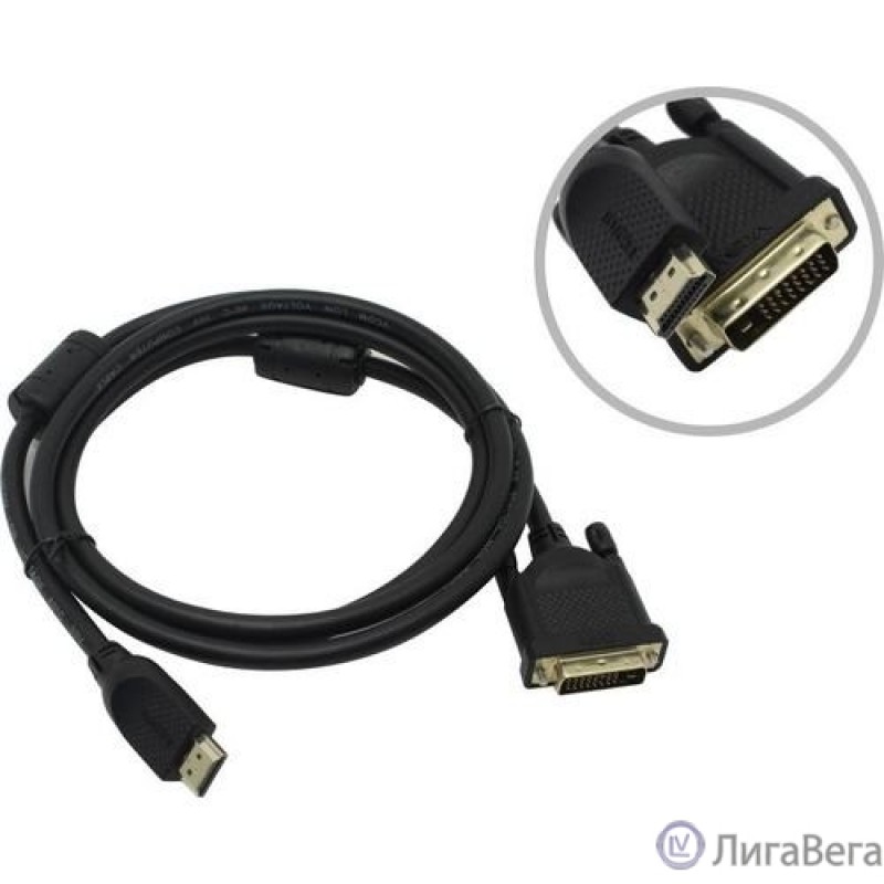 VCOM CG484GD-1.8M Кабель HDMI AM/DVI(24+1)M, 1.8м, CU, 1080P@60Hz, 2F, VCOM   VCOM CG484GD-1.8M Кабель HDMI AM/DVI(24+1)M, 1.8м, CU, 1080P@60Hz, 2F, VCOM