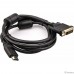 VCOM CG484GD-1.8M Кабель HDMI AM/DVI(24+1)M, 1.8м, CU, 1080P@60Hz, 2F, VCOM  