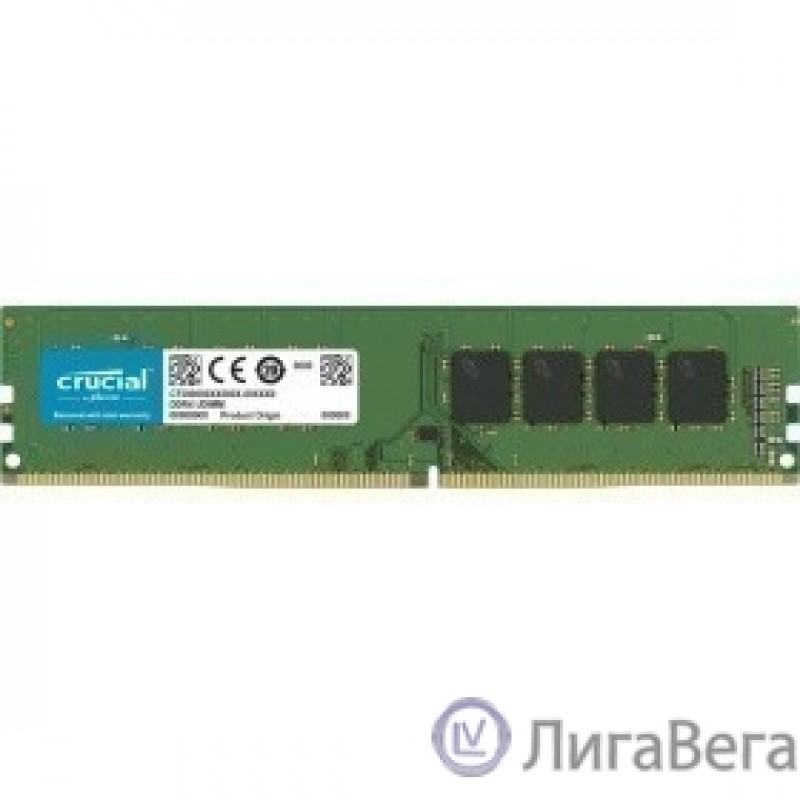 Crucial DDR4 DIMM 8GB CT8G4DFRA32A PC4-25600, 3200MHz  OEM/RTL Crucial DDR4 DIMM 8GB CT8G4DFRA32A PC4-25600, 3200MHz  OEM/RTL