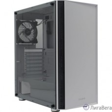 ZALMAN R2 WHITE, без БП, боковое окно (закаленное стекло), белый,  ATX