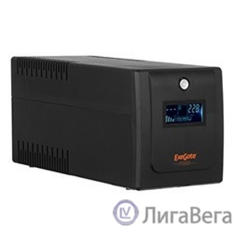 Exegate EP285580RUS ИБП ExeGate SpecialPro Smart LLB-600.LCD.AVR.EURO.RJ.USB 