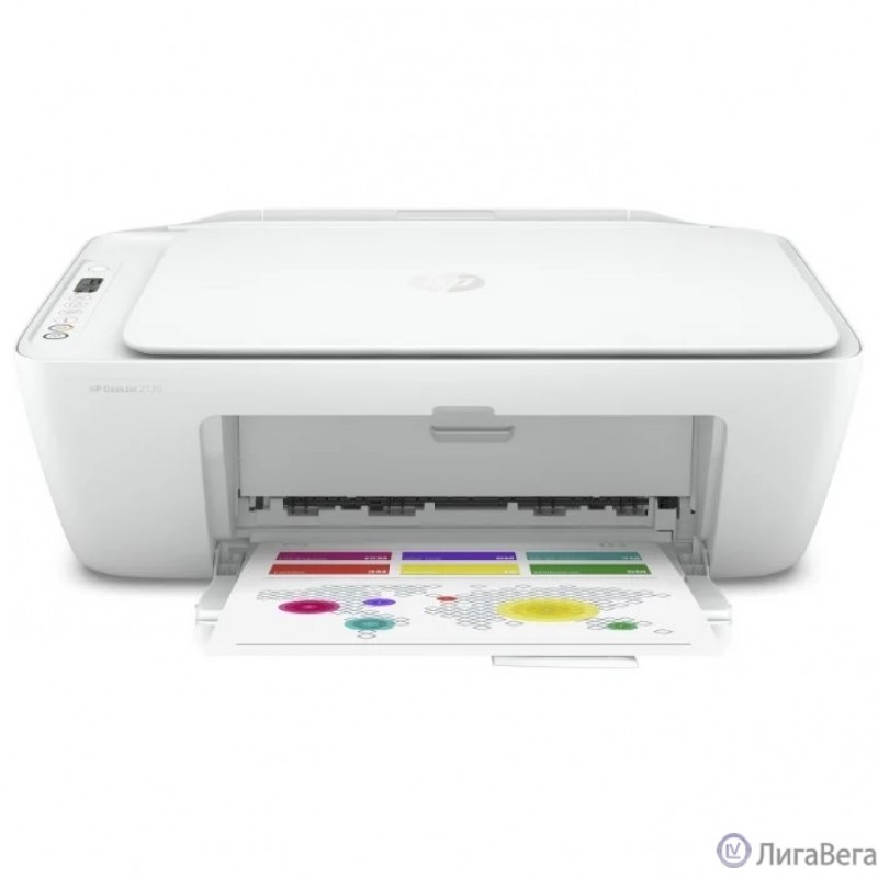 МФУ струйный HP DeskJet 2720 (3XV18B) A4 WiFi USB белый