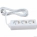Exegate EX285806RUS Удлинитель ExeGate ECE-3-3W (3 евророзетки с заземлением, 3м, белый)