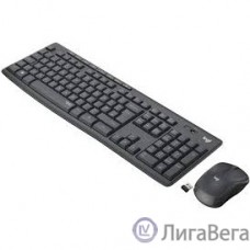 920-009807 Logitech Клавиатура + мышь MK295 с поддержкой SilentTouch заводская гравировка RU/LAT