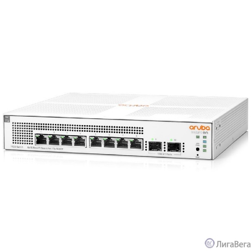 HPE JL681A Коммутатор Aruba Instant On 1930 8G Class4 PoE 2SFP 124W Switch HPE JL681A Коммутатор Aruba Instant On 1930 8G Class4 PoE 2SFP 124W Switch