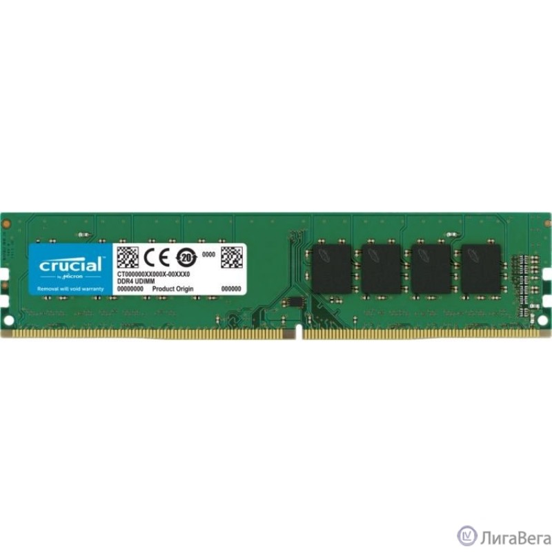 Crucial DDR4 DIMM 32GB CT32G4DFD832A PC4-25600, 3200MHz Crucial DDR4 DIMM 32GB CT32G4DFD832A PC4-25600, 3200MHz