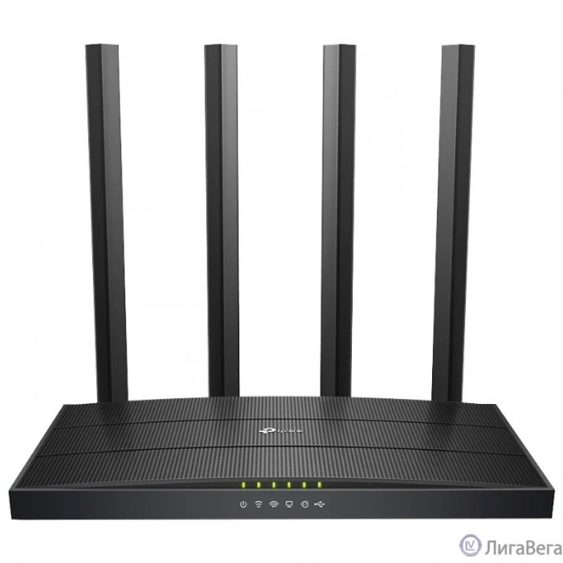 TP-Link Archer C6U Двухдиапазонный гигабитный роутер Wi-Fi AC1200 с поддержкой MU-MIMO