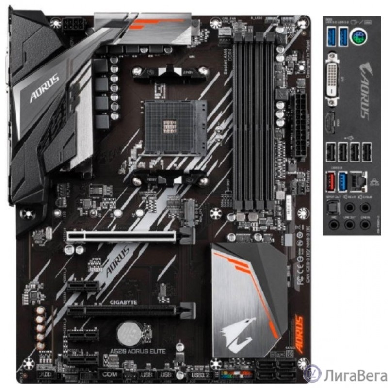 Gigabyte A520 AORUS ELITE  {Soc-AM4 AMD A520 4xDDR4 ATX AC`97 8ch(7.1) GbLAN RAID+DVI+HDMI} Gigabyte A520 AORUS ELITE  {Soc-AM4 AMD A520 4xDDR4 ATX AC`97 8ch(7.1) GbLAN RAID+DVI+HDMI}