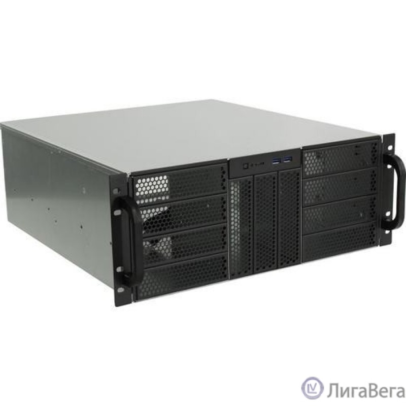 Procase RE411-D11H0-E-55 Корпус 4U server case,11x5.25+0HDD,черный,без блока питания,глубина 550мм,MB EATX 12″x13″